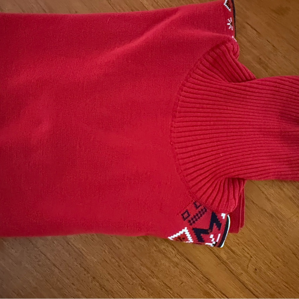 Dale of Norway Red Wool Turtleneck Sweater - XL - Picture 5 of 5